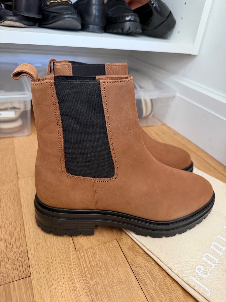 Nwt Jenni Kayne Brooklyn Lug Boots In Walnut 39